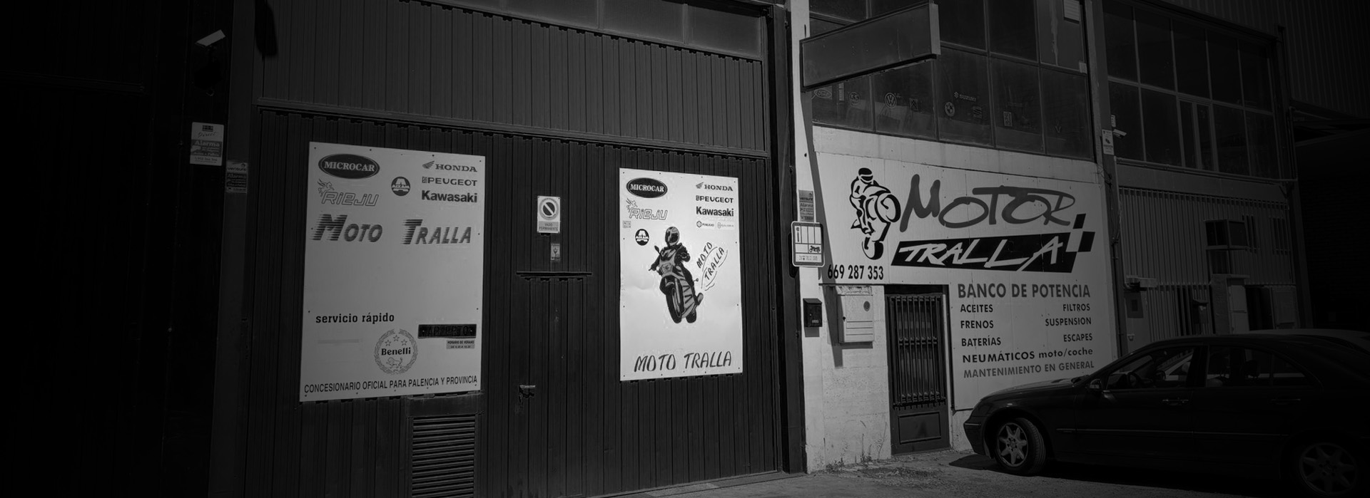 Nuestro taller en Palencia - Moto Tralla